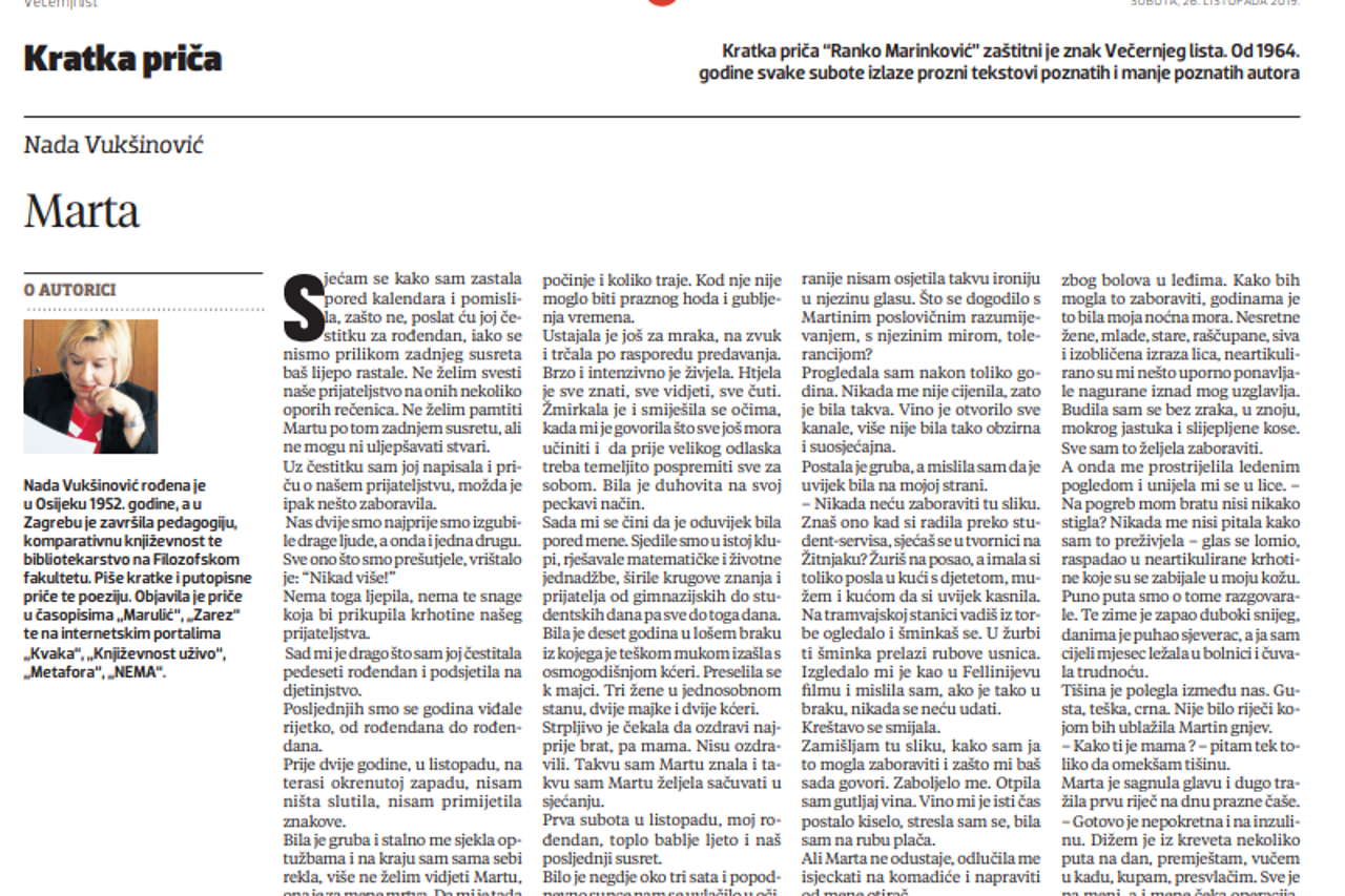 Kratka priča: Marta