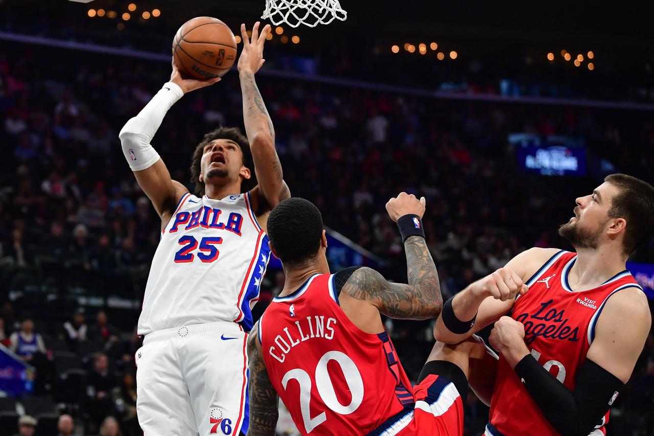 NBA: Philadelphia 76ers at Los Angeles Clippers