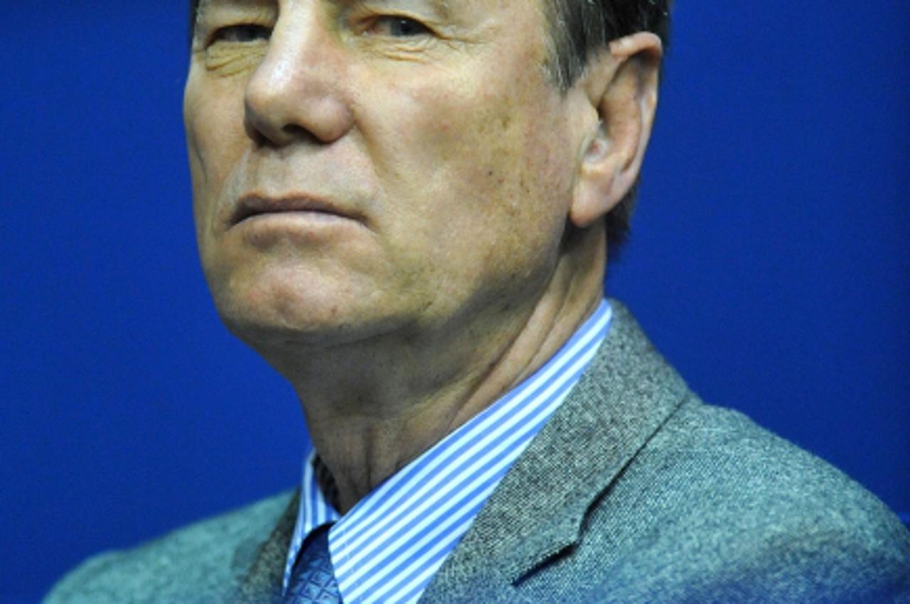 'sport....zagreb.....04.02.2009.  dom sportova - atp pbz zagreb indors, tenis / nikola pilic     Photo: Marko Lukunic/Vecernji list'