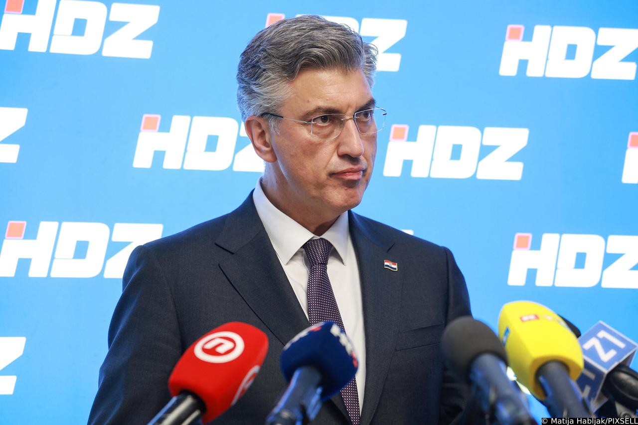 Zagreb: Izjava Andreja Plenkovića nakon sjednice Predsjedništva HDZ-a