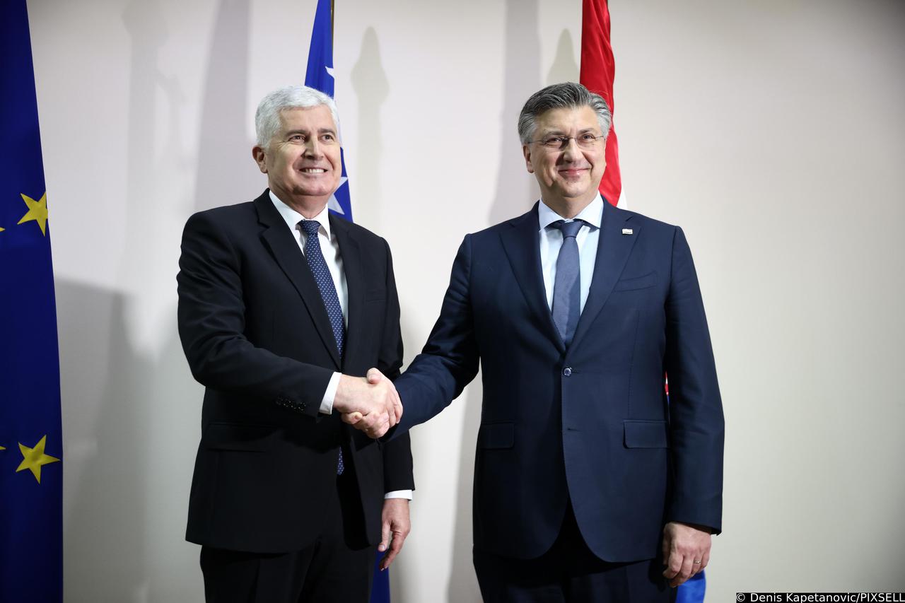 Mostar: Andrej Plenković sastao se s Draganom Čovićem