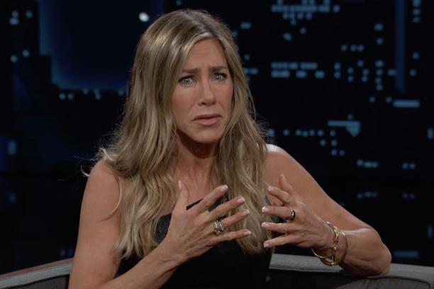 Jennifer Aniston dans le talk-show Jimmy Kimmel Live !