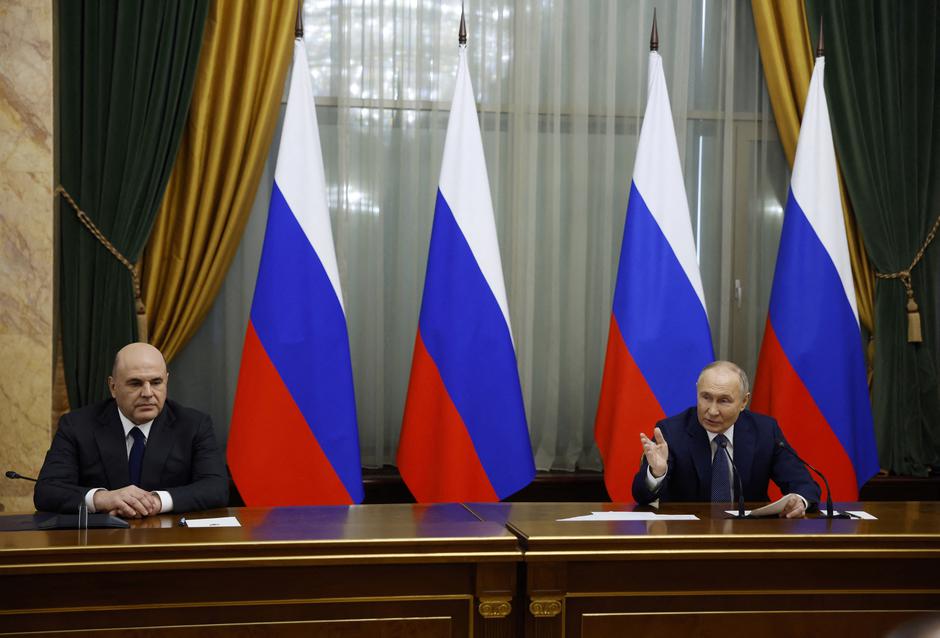 Putin sastavlja novu rusku vladu
