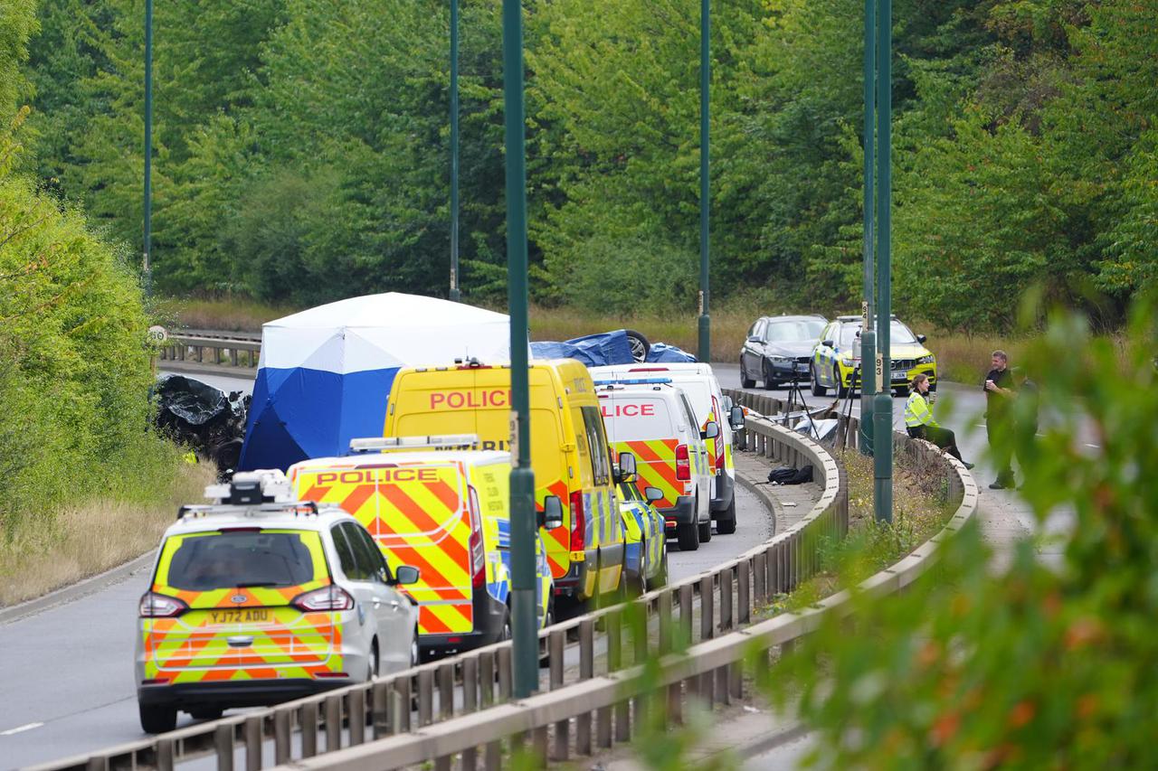 Crash on A66 South Bank
