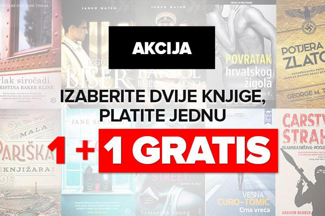 Odaberi dvije knjige, a plati samo jednu 