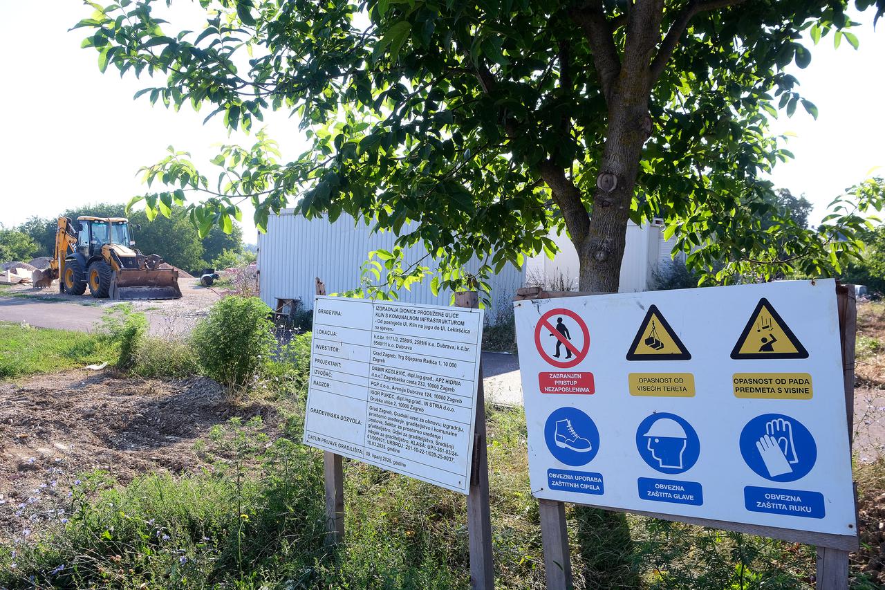 Zagreb: Kasne radovi na produžetku Klina