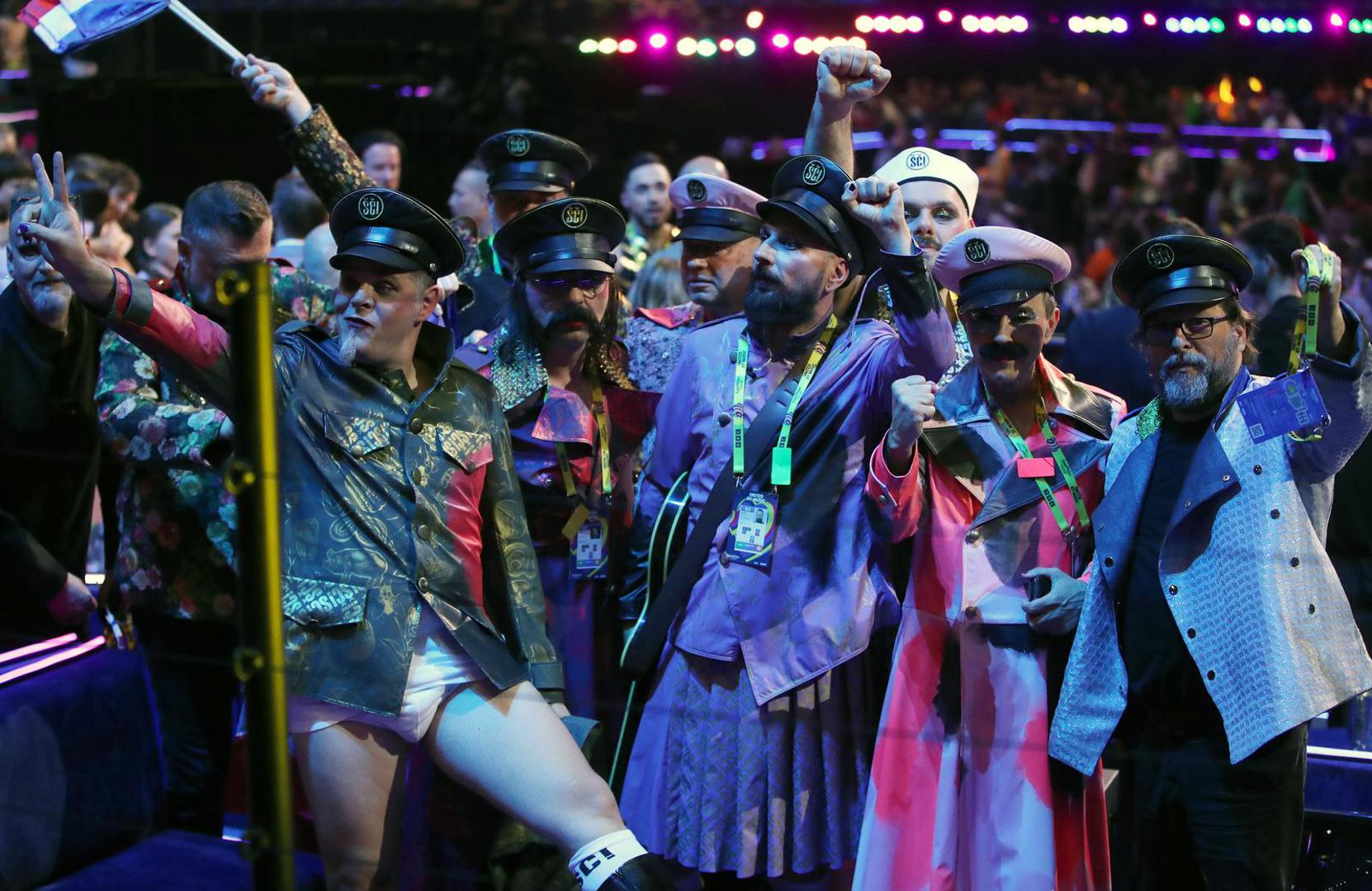 09.05. 2023. Liverpool - Poceo je 67. Eurosong. U prvoj eurovizijskoj polufinalnoj veceri nastupaju predstavnici Hrvatske,  grupa Let 3 s pjesmom Mama SC. Za prolazak dalje bore i Norveska, Malta, Srbija, Latvija, Portugal, Irska, Svicarska, Izrael, Moldavija, Svedska, Azerbajdzan, Ceska, Nizozemska i Finska. Predstavnica Hrvatske Let 3 s pjesmom Mama SC prosli su u finale Eurosonga  Photo: Sanjin Strukic/PIXSELL