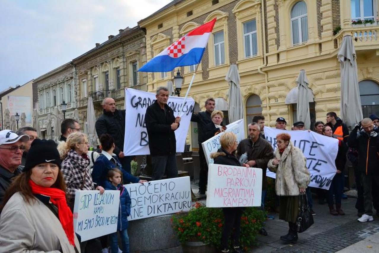 prosvjed, slavonski brod