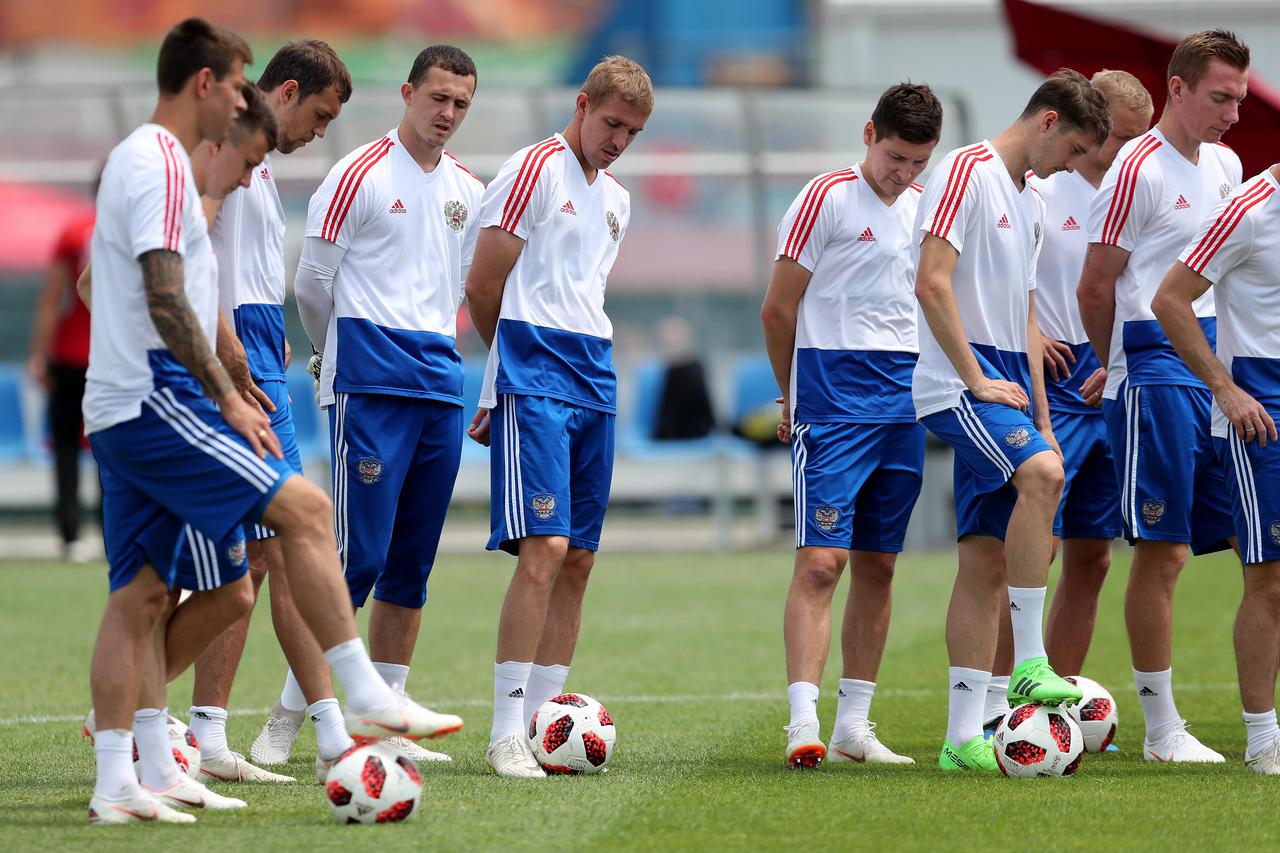 Soči: Ruska nogometna reprezentacija priprema se za utakmicu protiv Hrvatske