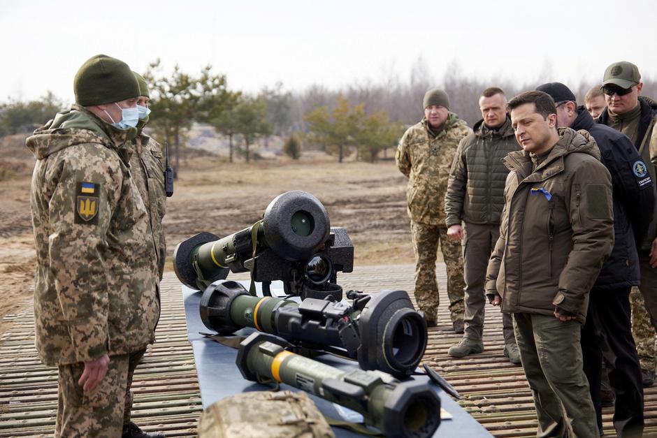 Ukrainian President Zelenskiy attends drills in the Rivne Region