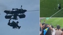 VIDEO Drama prije SP-a: Zapaljena kamera pala s vi