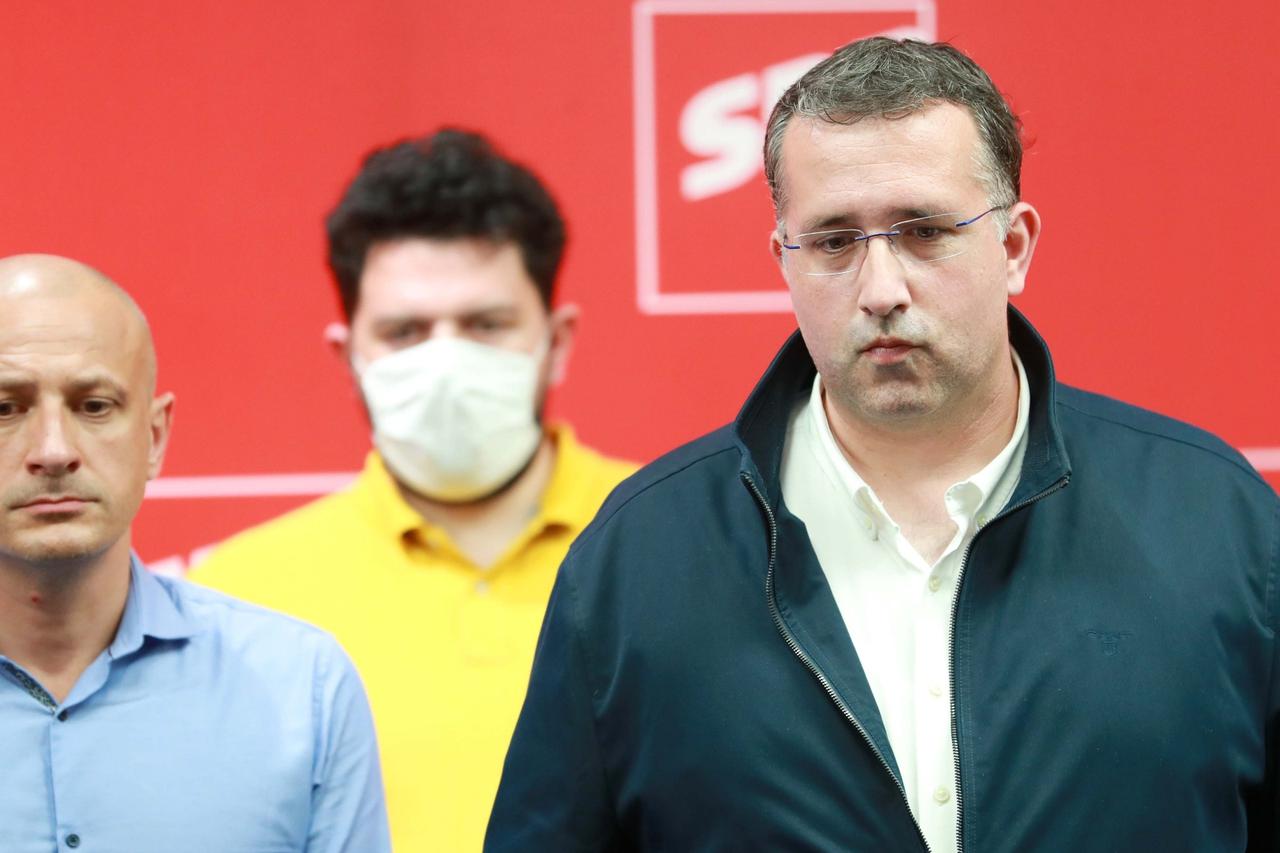 Konferencija za medije SDP-a s deset gradonačelnika ove stranke - tema unutarstranački izbori