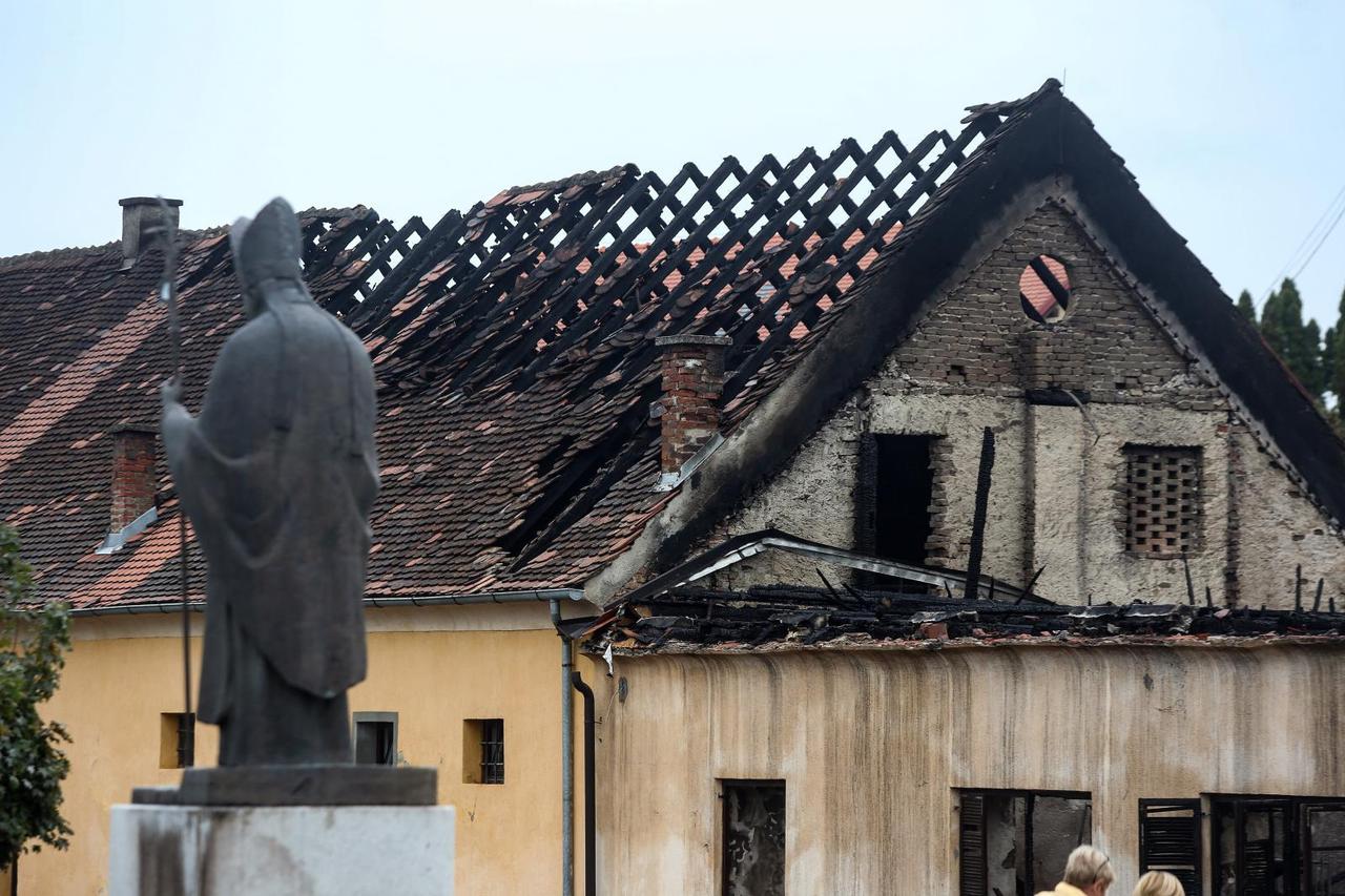 U potpunosti je izgorjela dvorana za mlade u Svetištu u Mariji Bistrici