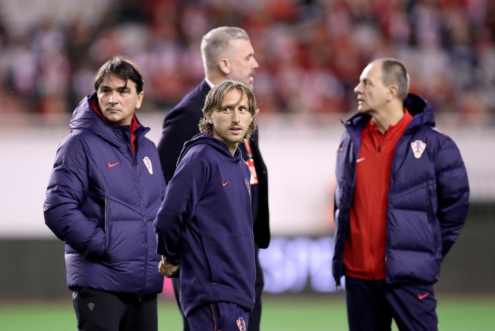25.03.2023. Split, stadion Poljud  - Utakmica kvalifikacija za EURO 2024, Hrvatska – Wales. Luka Modric. Photo: Luka Stanzl/PIXSELL