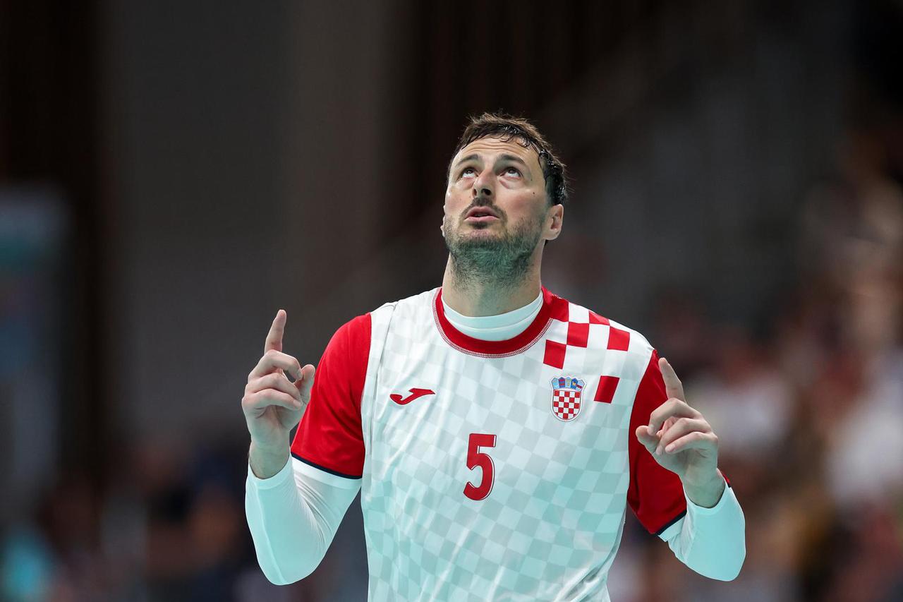 Pariz, Francuska:  XXXIII. Olimpijske igre Pariz 2024. Rukomet Hrvatska - Njemačka  