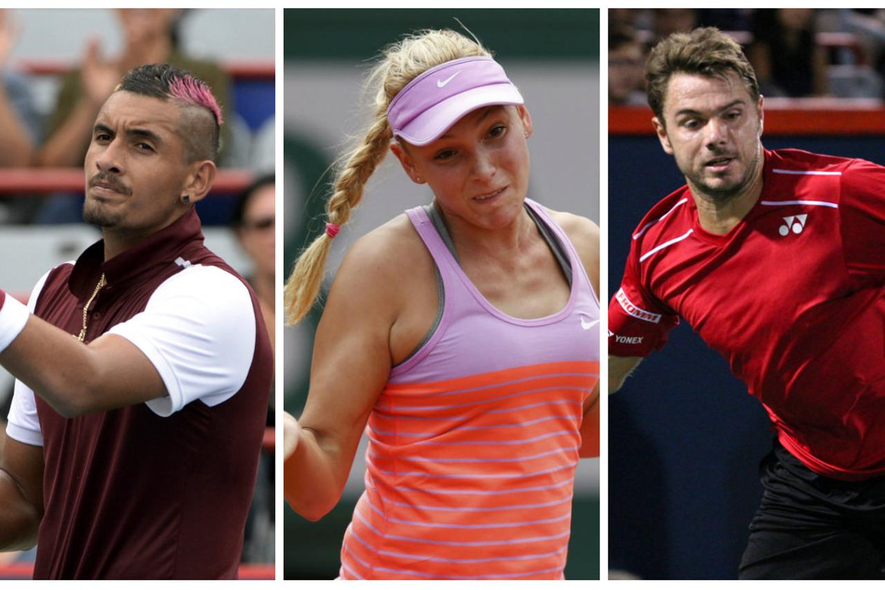 Wawrinka, Kyrgios, Vekić