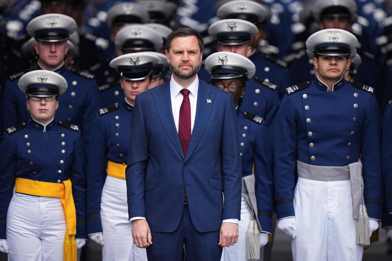 U.S. Vice President JD Vance attends the United States Air Force Academy Graduation Ceremony in Colorado Springs