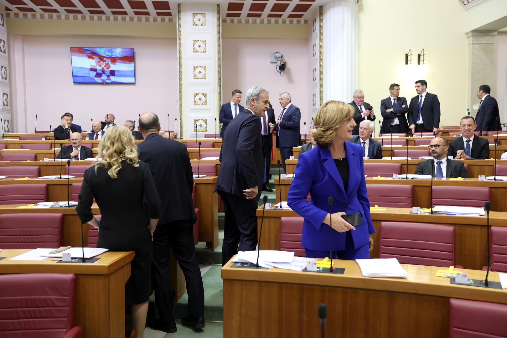 16.05.2024., Zagreb - Prvo zasjedanje Hrvatskog sabora u 11. sazivu. Photo: Patrik Macek/PIXSELL