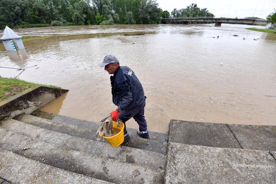 Počele pripreme za obranu od poplave u Murskom Središću