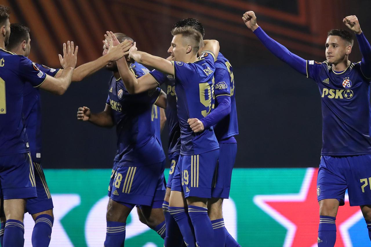 Zagreb: Utakmica UEFA Europske lige, GNK Dinamo - Rapid 