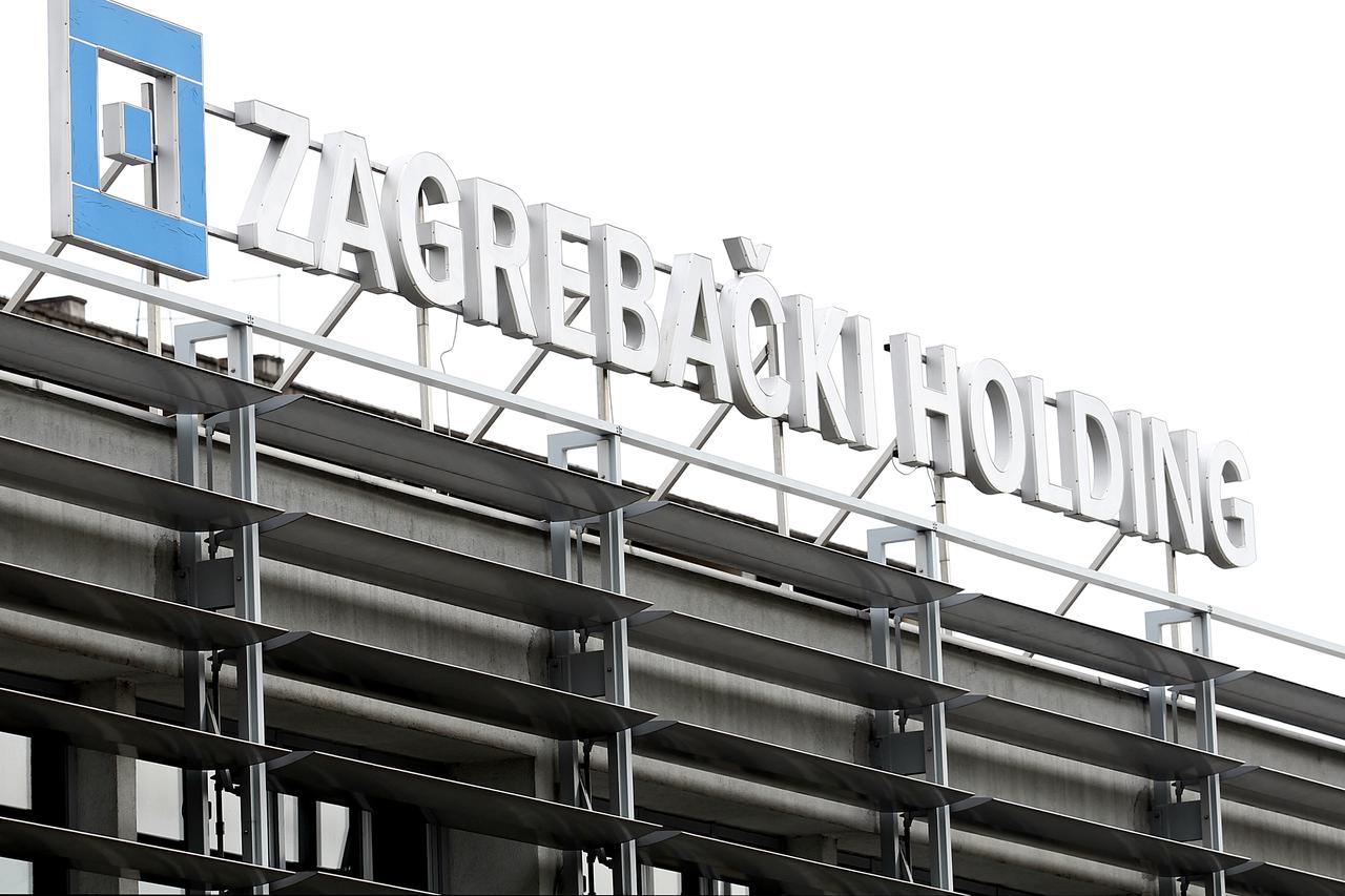 Zagreb - Zgrada Zagrebackog holdinga u ulici grada Vukovara. Photo: Željko Lukunić/PIXSELL