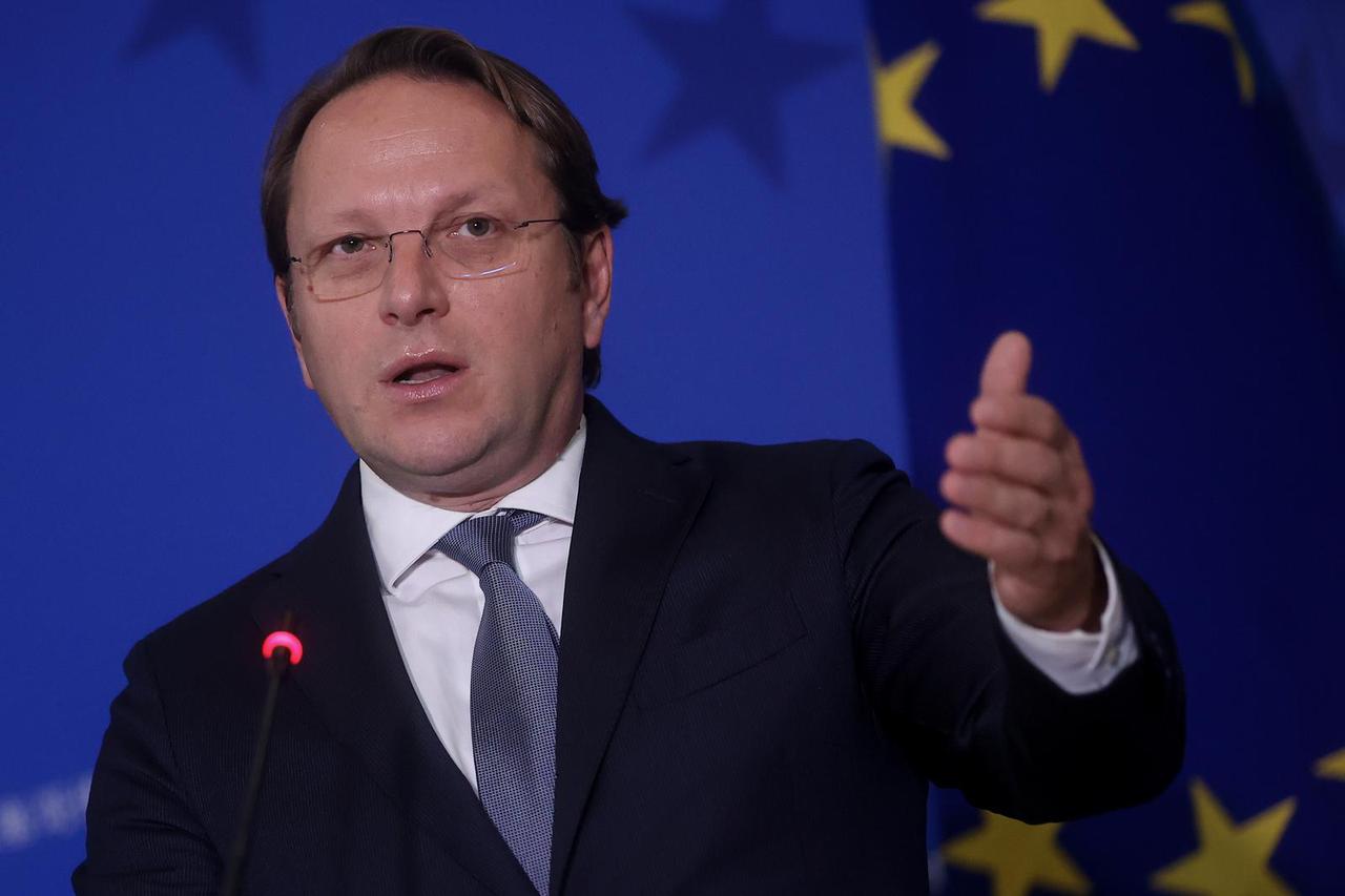 Usora: Borjana Krišto i europski povjerenik Oliver Varhelyi održali konferenciju za medije