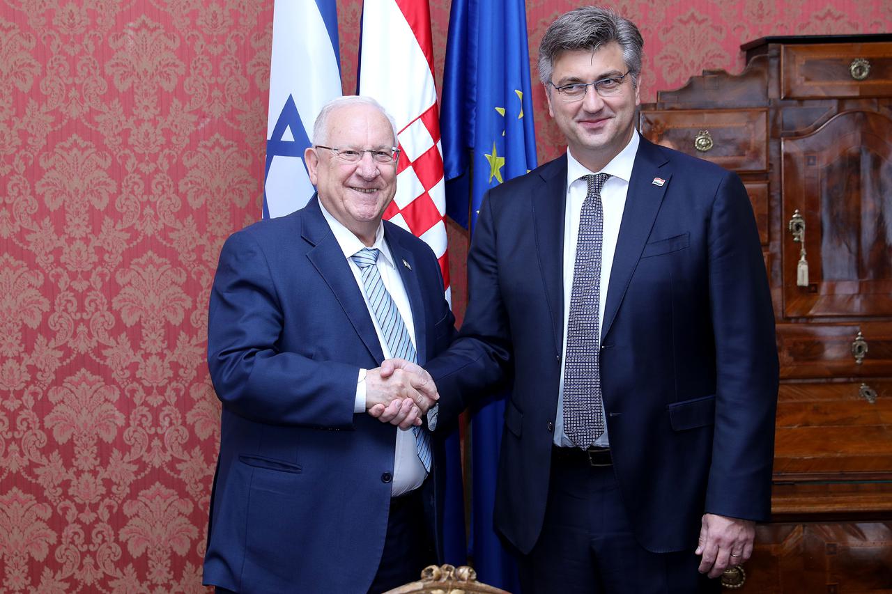 Andrej Plenković i Reuven Rivlin