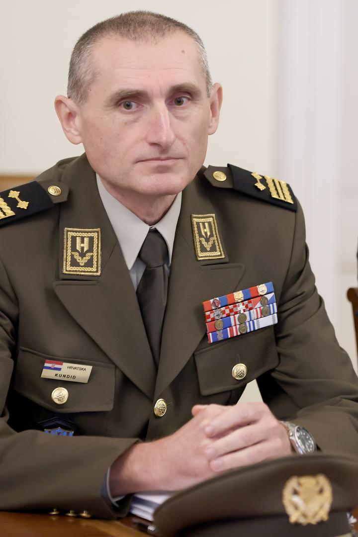 01.03.2024., Zagreb - Na 43. sjednici Odbor za obranu raspravlja o imenovanju novog nacelnika Glavnog stozera oruzanih snaga RH. Vlada je za tu funkciju zbog umirovljenja admirala Roberta Hranja predlozila general bojnika Tihomira Kundida. . Photo: Patrik Macek/PIXSELL