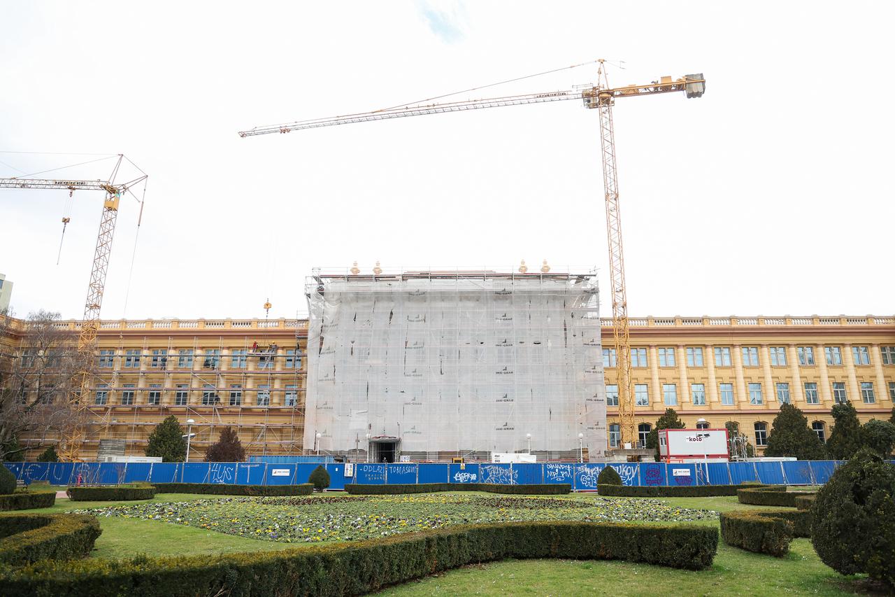 Radovi na muzeju Mimara otkrivaju novu boju zgrade