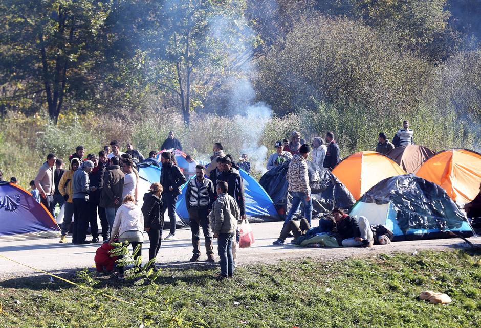 Migranti na GP Maljevac