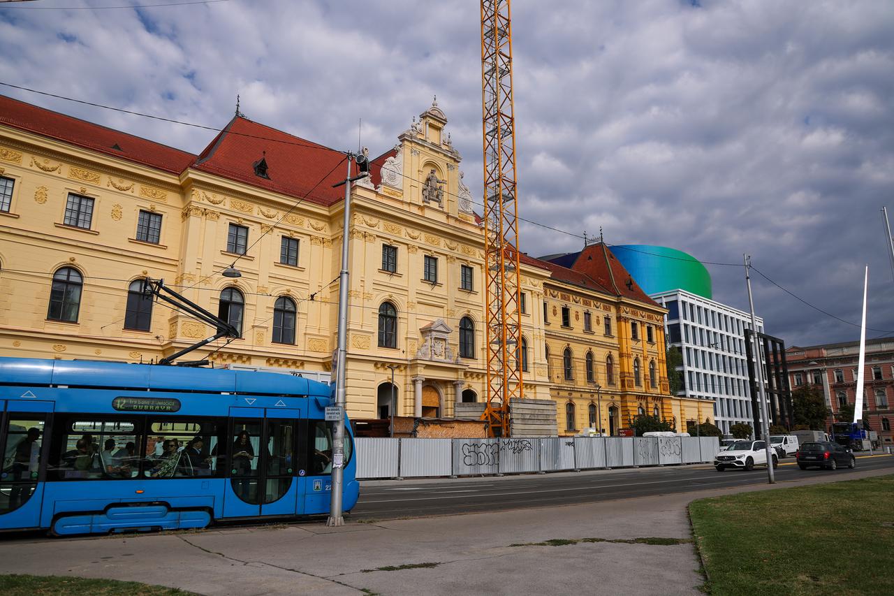 Zagreb: Obnova pročelja Škole primijenjene umjetnosti i dizajna u Zagrebu 