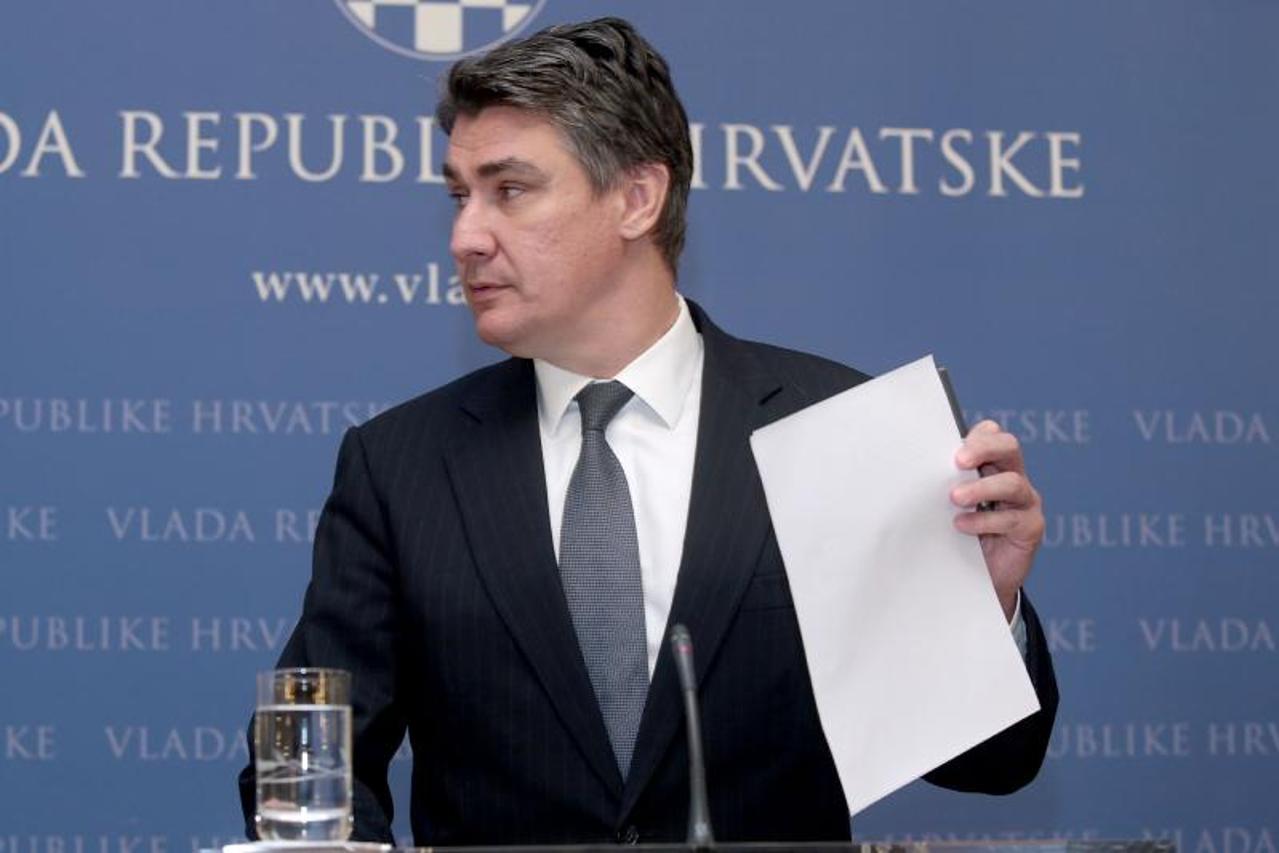 Konferencija za novinare Zorana Milanovića u društvu Borisa Lalovca