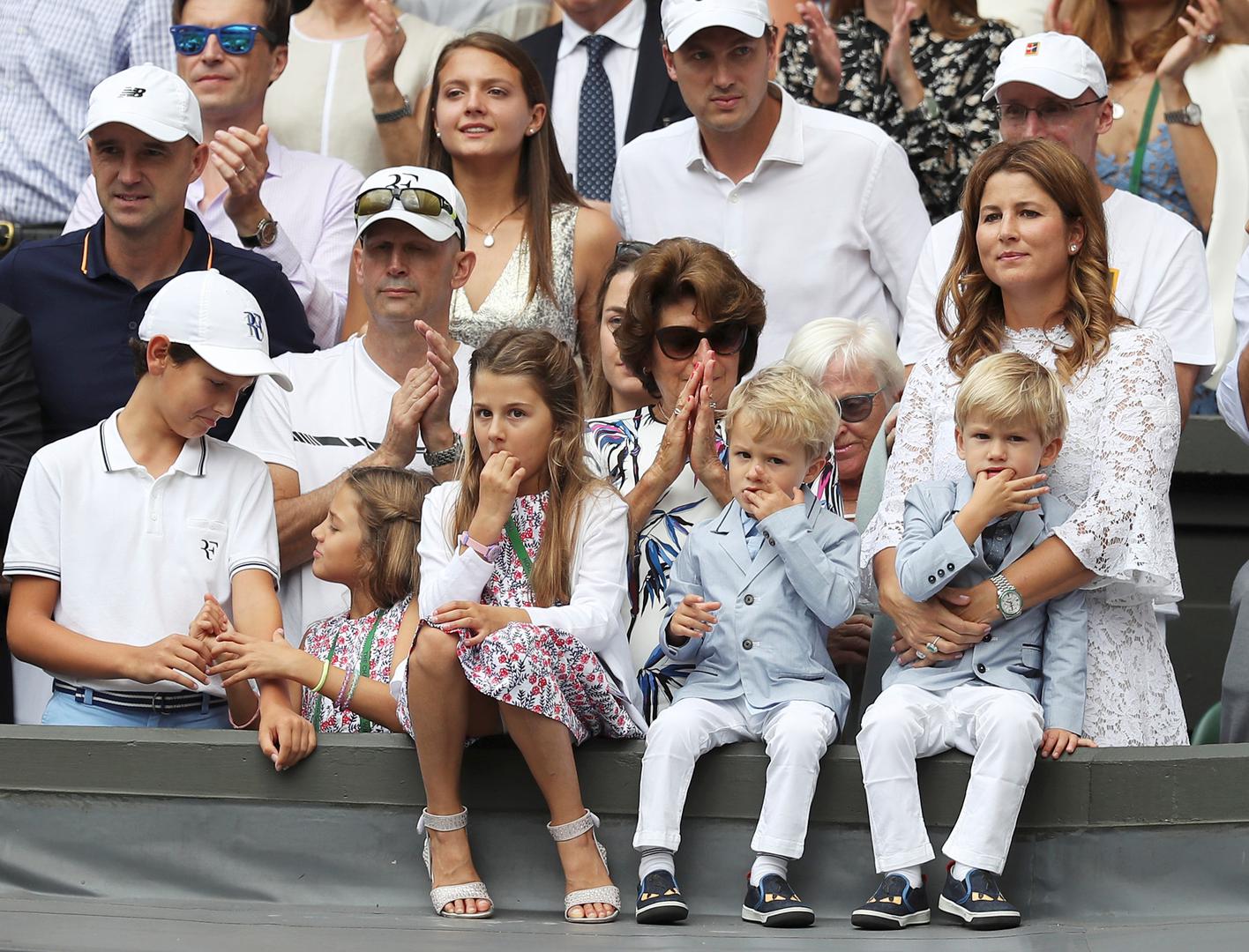 Među onima koji su zaslužni za Federerov uspjeh je i hrvatski trener Ivan Ljubičić. No, u ovom wimbledonskom finalu najuspješniji tenisač svijeta imao je podršku svoje obitelji. 