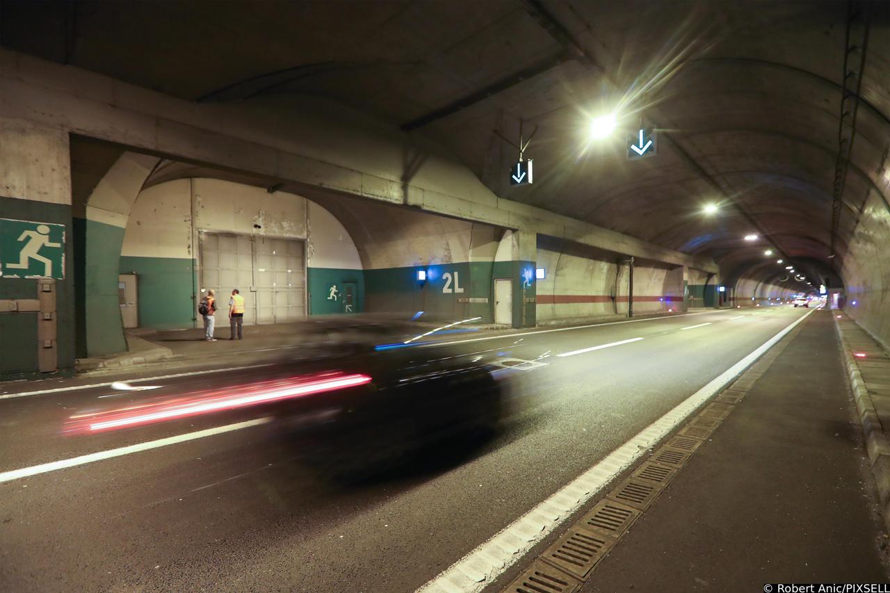 Gospić: Vatrogasci u tunelu Sveti Rok