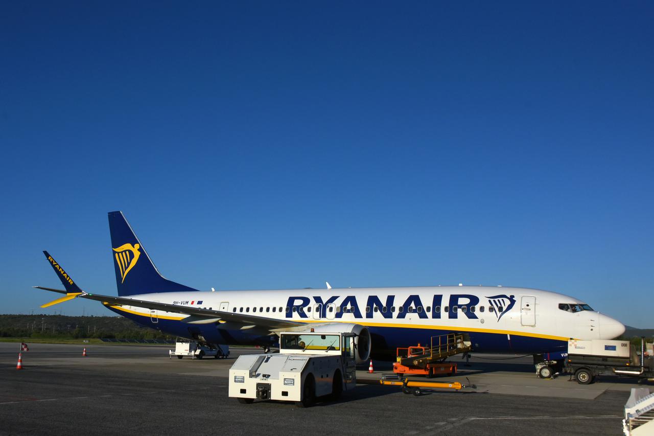 Trst: Ryanair zrakoplovi u tršćanskoj zračnoj luci