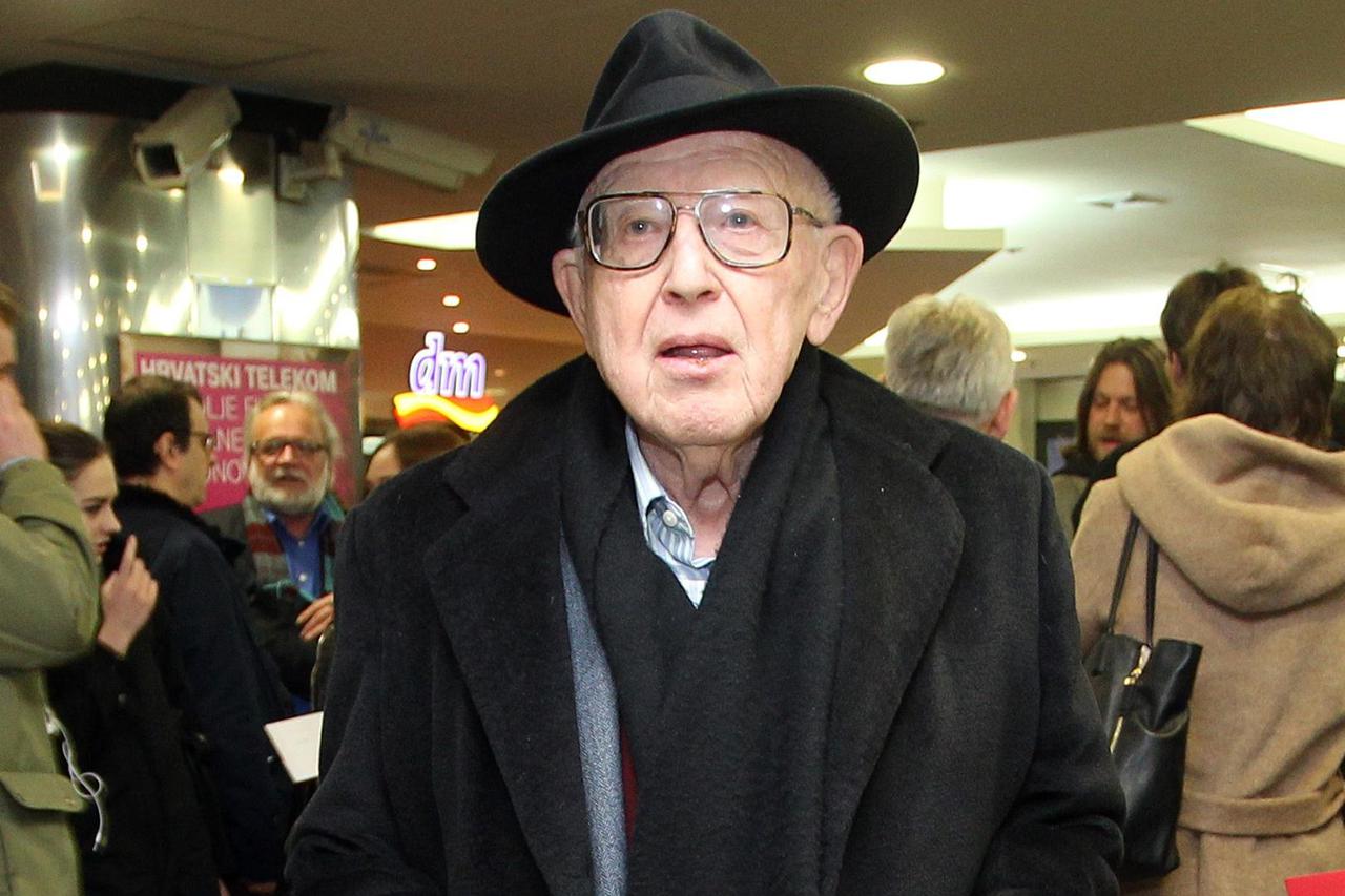 22.02.2015., Zagreb - U Cineplexx Centru Kaptol otvoreno je 11. izdanje Medjunarodnog festivala dokumentarnog filma ZagrebDox. Branko Lustig. Photo: Goran Jakus/PIXSELL