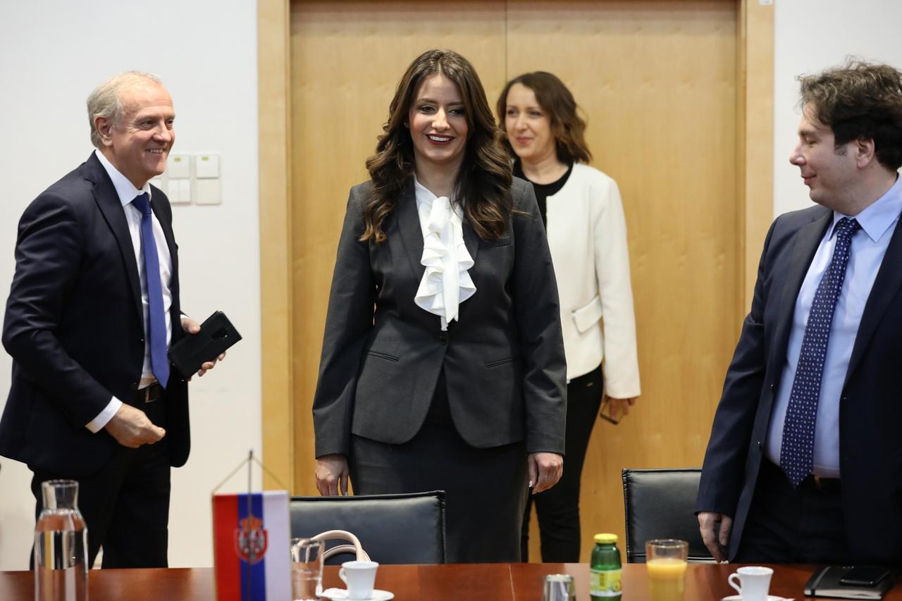 Dražen Bošnjaković s ministricom Nelom Kuburović