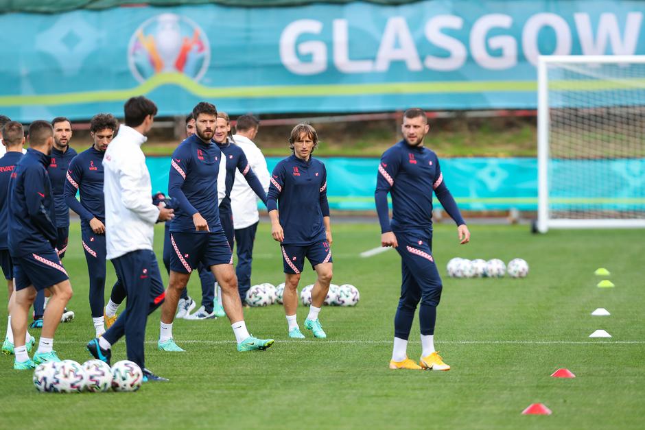 UEFA Europsko prvenstvo 2020, Hrvatska odradila trening uoči sutrašnjeg sraza sa Škotskom