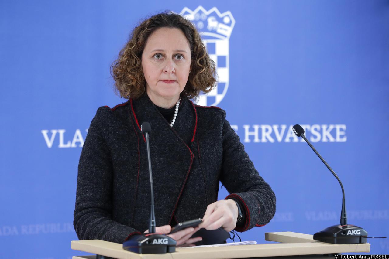 Zagreb: Nina Obuljen Koržinek obratila se medijima nakon sjednice Nacionalnog vijeća