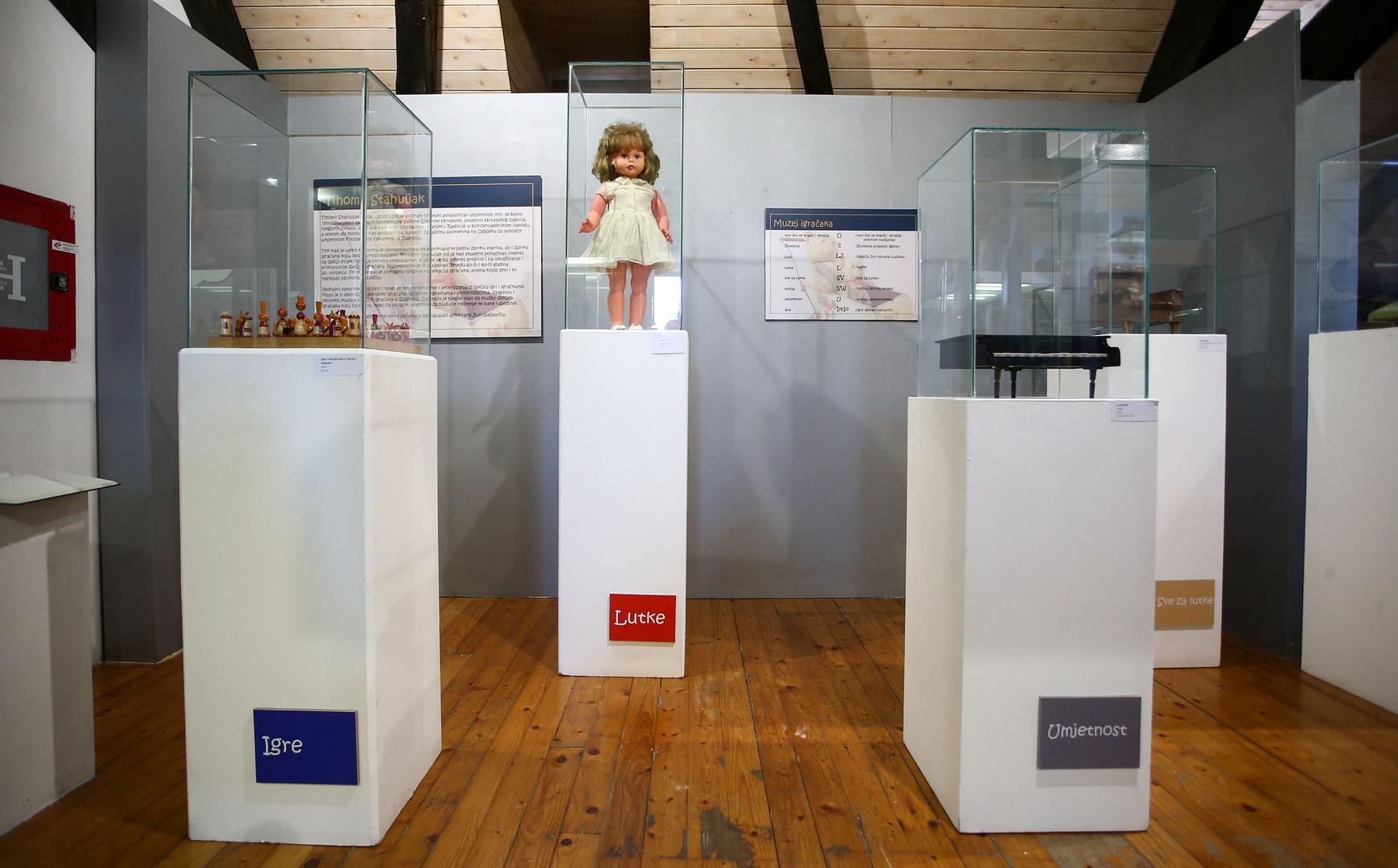 09.07.2020. ,Sesvete - U  Muzeju Prigorja otvorena je izložba "Djecje igracke iz ostavstine Tihomila Stahuljaka"Photo: Matija Habljak/PIXSELL