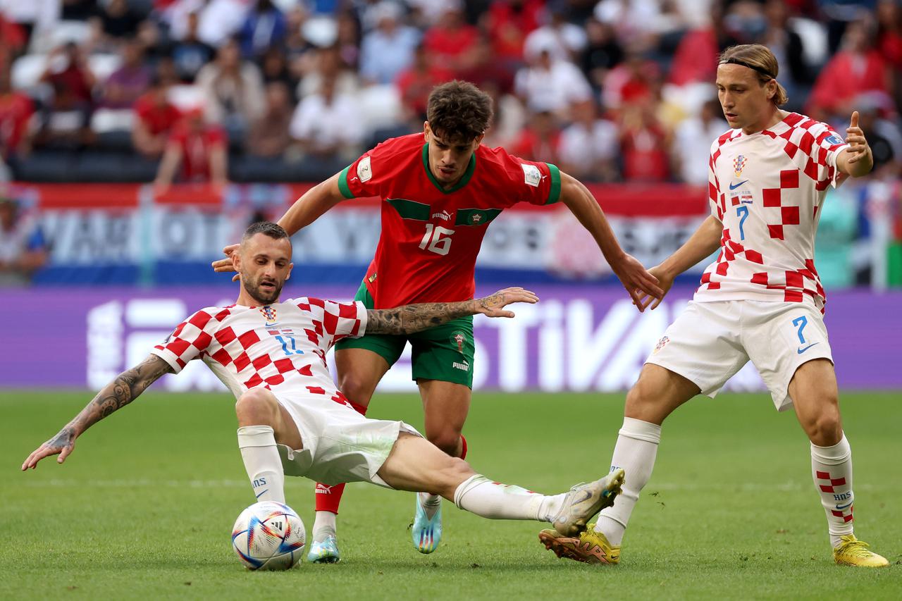 KATAR 2022 - Susret Maroka i Hrvatske u 1. kolu Svjetskog prvenstva u Kataru