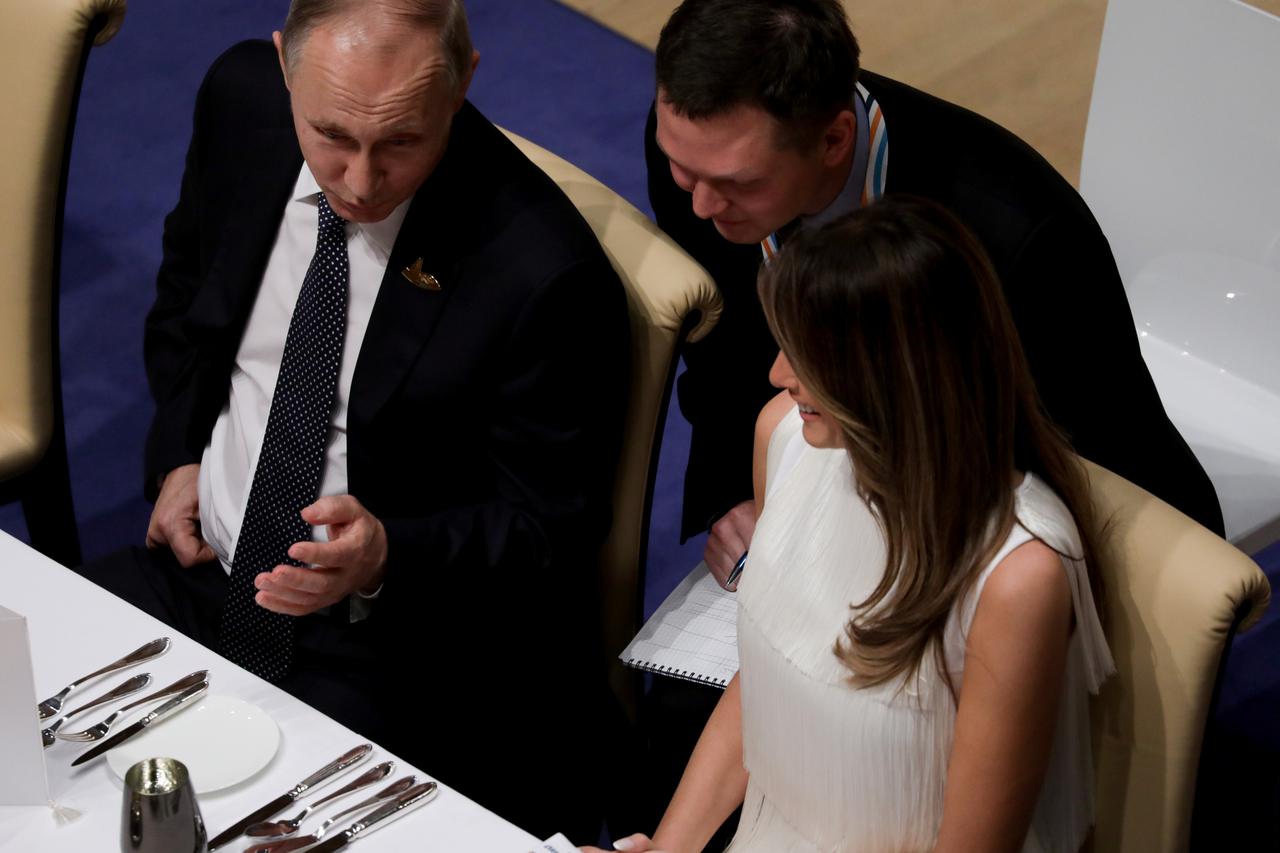 Melania Trump uživa u Hamburgu