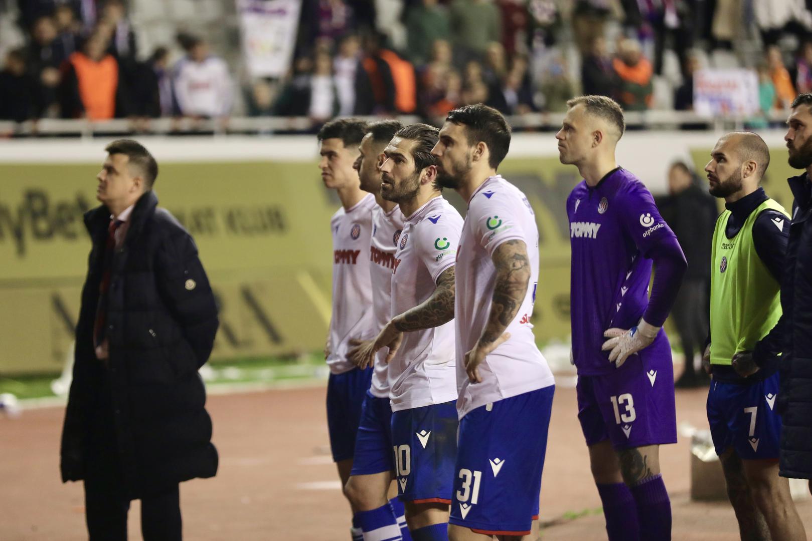 Hajduk je ove sezone doživio čak četiri poraza na Poljudu. Ove subote izgubili su od Lokomotive s 1:2.