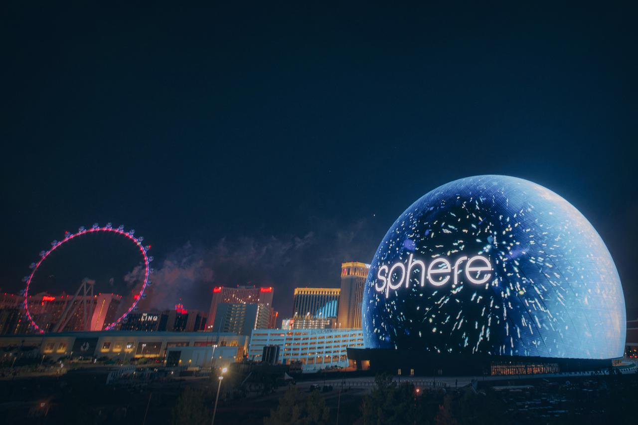 Une salle de spectacle en forme de sphère géante à Las Vegas