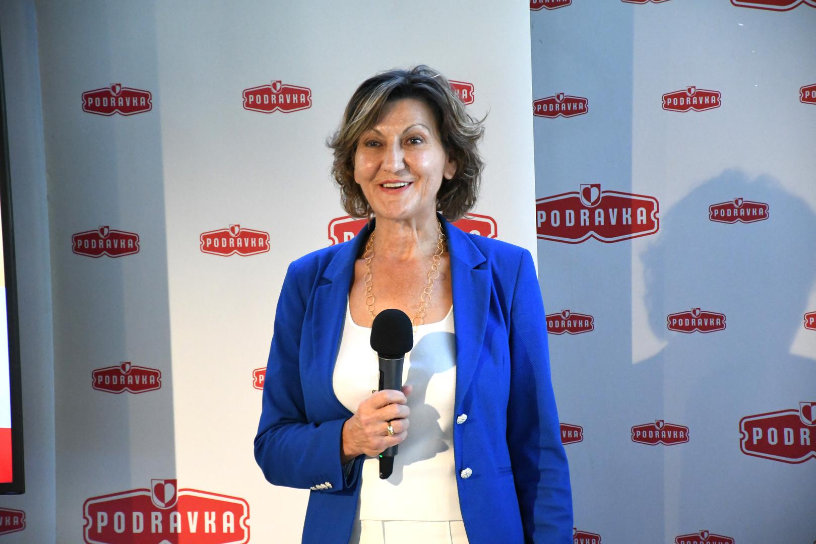 20.09.2023., Koprivnica  - Susret Podravke i poljoprivrednih proizvodjaca s ciljem informiranja proizvodjaca o trzisnim trendovima te prezentacija ocekivanja ovogodisnje i buducih poljoprivrednih sezona, kretanja otkupnih cijena, kao i novih tehnoloskih dostignuca u povecanju prinosa i jos efikasnijoj organizaciji otkupa. Nazocila je i Martina Dalic, predsjednica Uprave Podravke Photo: Damir Spehar/PIXSELL
