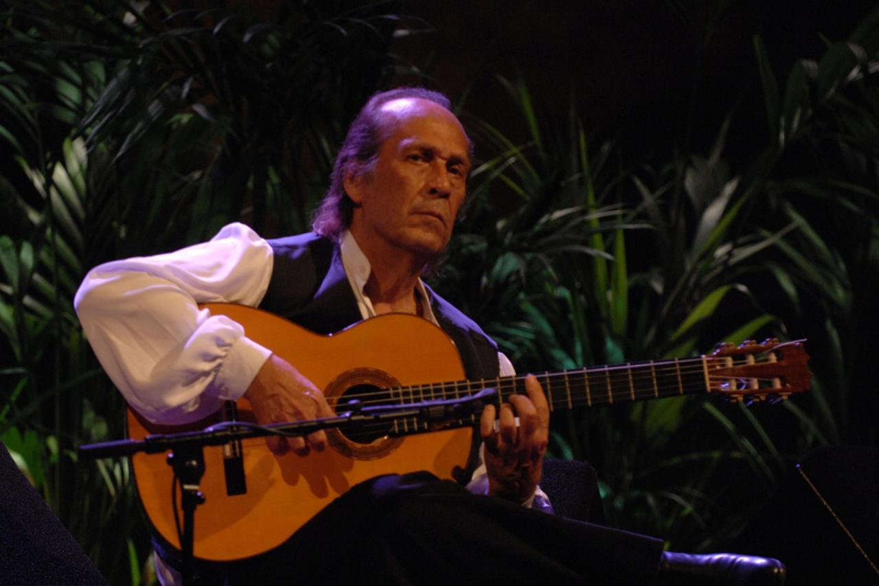'23.08..2010.,Pula - Koncert jednog od najznacajnijeg  i najutjecajnijeg  flamenco gitarista Paco de Lucie u pulskoj Areni Koncert pun strasti i emocija   Photo: Dusko Marusic/PIXSELL'