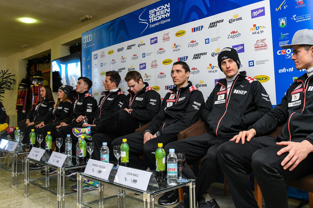 Zagreb: Konferencija za medije uoči slaloma Audi FIS Svjetskog skijaškog kupa