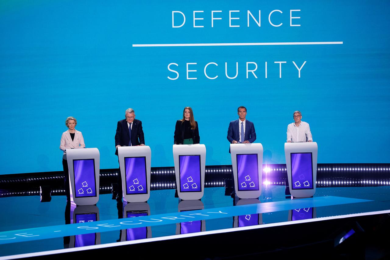 Lead candidates hold debate ahead of EU elections, Brussels