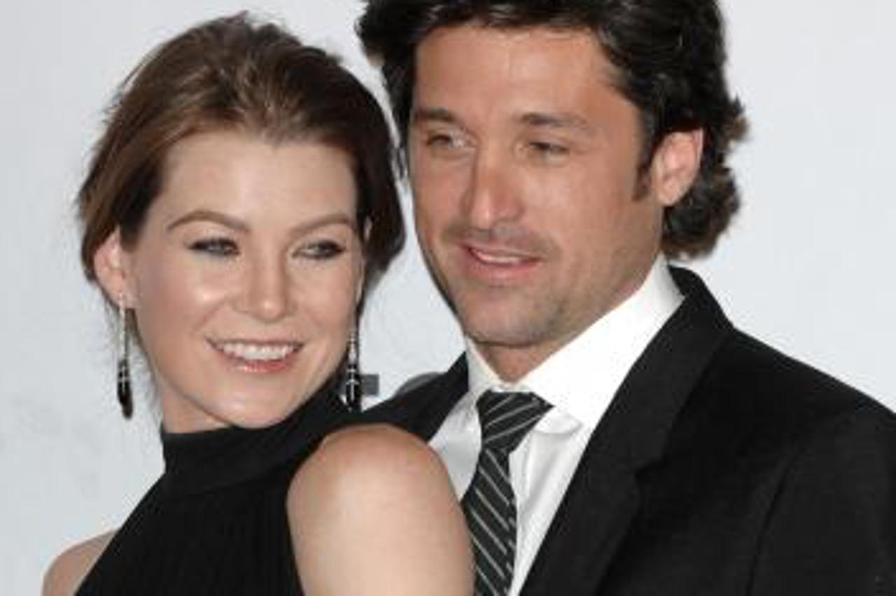 'Ellen Pompeo and Patrick Dempsey at the 33rd Annual People\'s Choice Awards at the Shrine Auditorium. Los Angeles, January 9, 2007. Photo: Press Association/Pixsell'