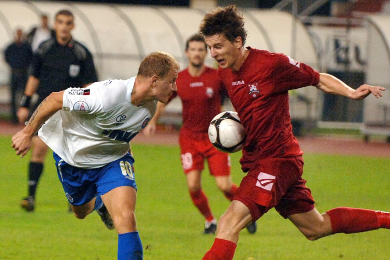 'sport - 19.09.2009. split , Hrvatska  osmo kolo prve lige izmedju hajduka i zagreba na poljudu u splitu , na slici senijad ibricic Photo: Leonard Nincevic - VLM'